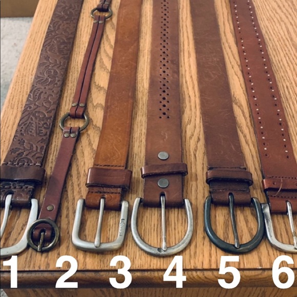 Lot of six (6) Abercrombie, Hollister, belts - Picture 1 of 7